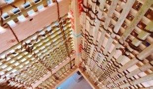 自然素材、竹小舞、発酵土壁、木組み、伝統工法、石場建て木造住宅４，１６