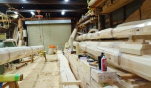 自然素材、赤松梁、熟練大工墨付け手刻み木組み創る健康木造住宅１，０６